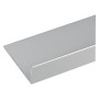 PROFILO PER FAI DA TE ANGOLARE TIPO  L  mm 15 x  10 x  1 - mt 2 col.argento