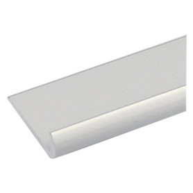 PROFILO PER FAI DA TE TIPO  UNGHIETTA  mm 18 x 1 - mt 2 col.argento