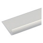 PROFILO PER FAI DA TE TIPO  UNGHIETTA  mm 25 x 1 - mt 2 col.argento