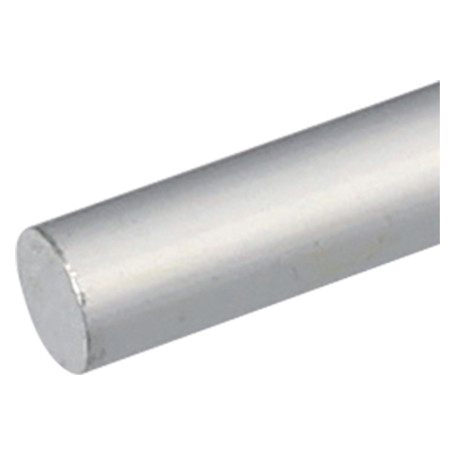 PROFILO PER FAI DA TE TIPO TONDO PIENO  diametro  mm  6 - mt 2 col.argento