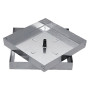 SIGILLO PORTAPAVIMENTO  LEGGERO  cm 43 x 43 - luce cm 39 x 39