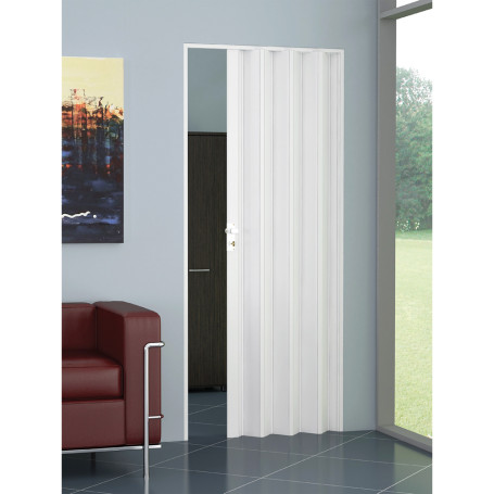 PORTA A SOFFIETTO  TAMBORA  cm 82 x 210 - colore noce