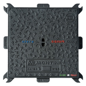 CHIUSINO IN GHISA CLASSE B125 SIGNUM - 30 x 30 - Kg 6