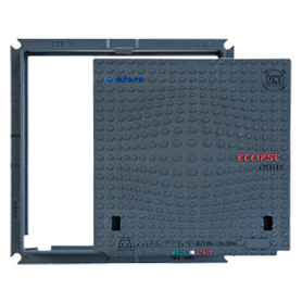 CHIUSINO IN GHISA CLASSE D400 ECLIPSE - 50 x 50 - Kg 30