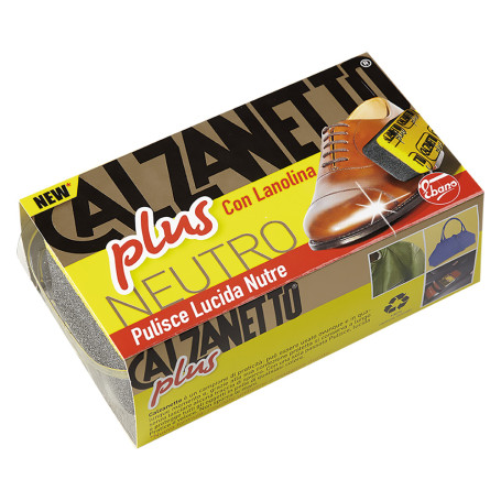 SPUGNA LUCIDA SCARPE  PLUS  colore marrone