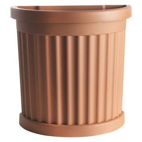 VASO 'ROMA' cm 27 x 52 x h 49 Lt. 35 terracotta