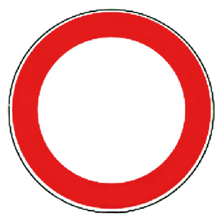 SEGNALE  DIVIETO DI TRANSITO  fig. 46