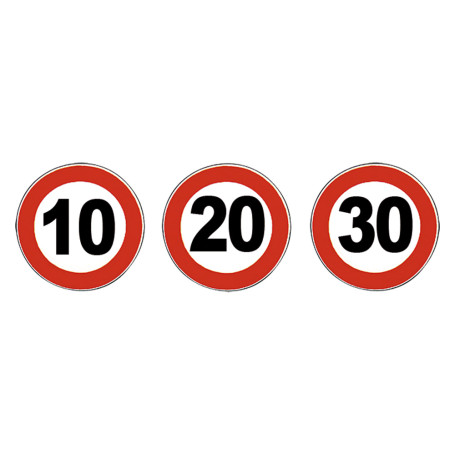 SEGNALE  LIMITE MASSIMO DI VELOCITA   fig. 50 Km/h 10