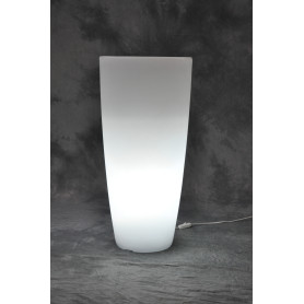VASO STILO ROUND BRIGHT D 33X70CM LUCE BIANCA