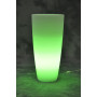 VASO STILO ROUND BRIGHT D 33X70CM LUCE VERDE