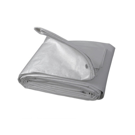 C TELO OCCHIELLATO PE USO ALIM.GRIGIO  3X 4M 200GR