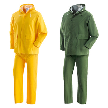 GIACCA E PANTALONE PLUVIO giallo - taglia L