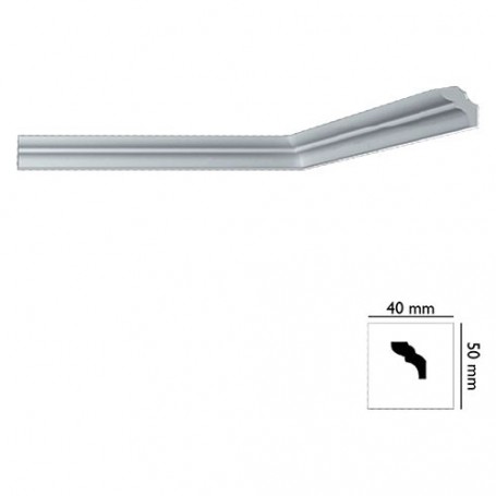 CORNICE DECORATIVA PER SOFFITTO mod. 'I755' - mm. 40x50