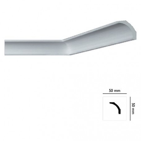 CORNICE DECORATIVA PER SOFFITTO mod. 'I706' - mm. 50x50