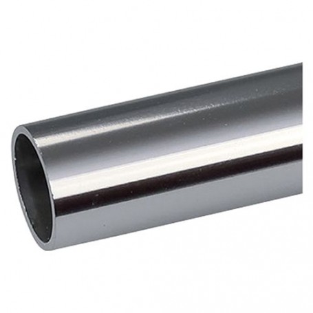 PROFILO PER FAI DA TE TIPO TONDO mm 12 x 1 - mt 1 argento brillante