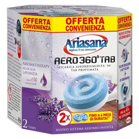 ARIASANA ASSORBIUMIDITA' AERO 360° BIPACK bipack (2 x gr.450) inodore