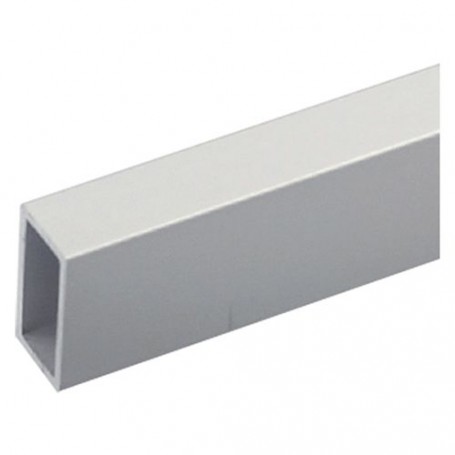 PROFILO PER FAI DA TE TUBO RETTANGOLARE mm 30 x  15 x  1 - mt 2 col.argento