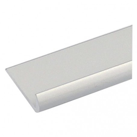 PROFILO PER FAI DA TE TIPO 'UNGHIETTA' mm 18 x  1 - mt 2 col.argento