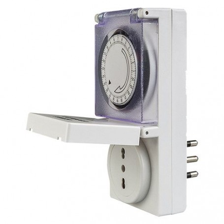 PRESA TEMPORIZZATA 'GIORNALIERA' max 3500 watt - spina 16A