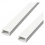 CANALINA PASSACAVI ADESIVA mm 20 x 10 - 2 pezzi da 1 metro