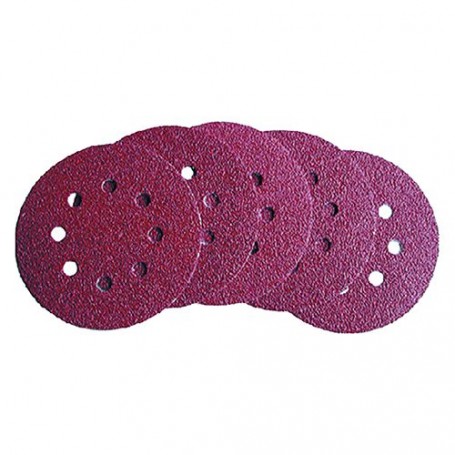 DISCO ABRASIVO CON VELCRO FORATO art. 349.73 - gr.   40