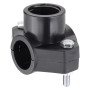 PRESA A STAFFA IN POLIPROPILENE  diametro  20 x 1/2 (2 bulloni)