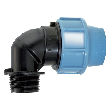 GOMITO A 90 CON DERIVAZIONE MASCHIO  diametro  50 x 1-1/2