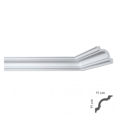 CORNICE DECORATIVA PER SOFFITTO mod. 'I790' - mm 110 x  110