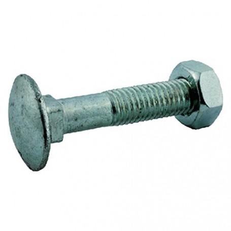 BULLONE ZINCATO TESTA TONDA T.T.Q.S.T.D.E.   6 x   80