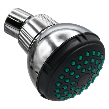 SOFFIONE LINEA  DARK GREY  ABS cromato