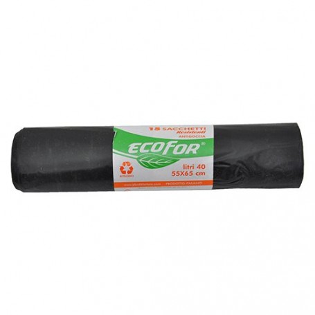 SACCHI POLIETILENE NETTEZZA URBANA 'RESISTENTI' cm 70 x 110 cf.8 pz - lt. 110