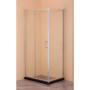 BOX DOCCIA CRISTALLO FISSO PIU  SCORREVOLE  DIAMAN cm 80 x 90 - H 185