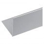 PROFILO PER FAI DA TE ANGOLARE mm 15 x  15 x  1 - mt 2 col.argento