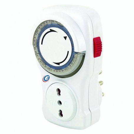 PRESA TEMPORIZZATA 'SETTIMANALE' max 3500 watt - spina 16A
