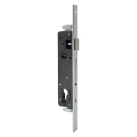 SERRATURA DA INFILARE PER MONTANTI ART.783.3 E 35 - con scrocco - front. mm 24