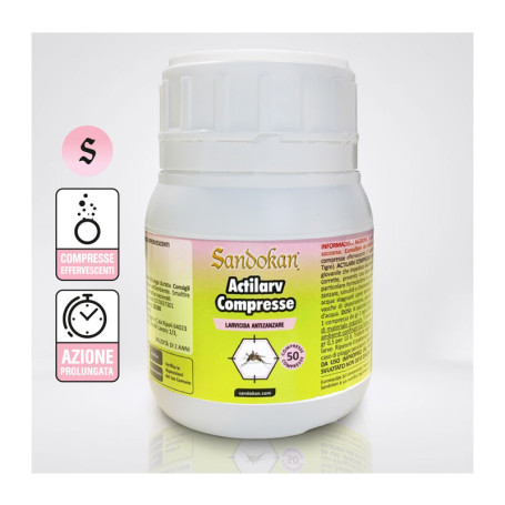 LARVICIDA ZANZARE COMPRESSE 50PZ