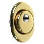DEFENDER ANTITRAPANO REGOLABILE PER SERRATURE h.14/25 mm -  diametro  mm. 50 ottone