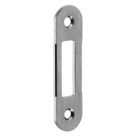 CONTROPIASTRA PER SERRATURA  PATENT CENTRO  B.T. cromo opaco - interasse 90 mm