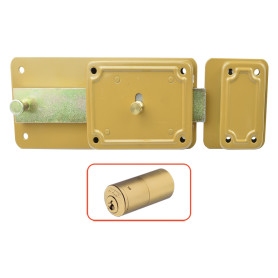 SERRATURA FERROGLIETTO  P-CF  P50 -5 mand.E40 Dx scroc.45incorp.