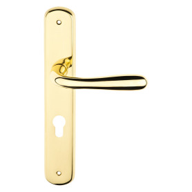 MANIGLIA  GOCCIA  Q8 x 85 - oro lucido verniciato