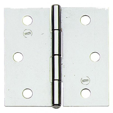 CERNIERA IN ACCIAIO INOX ART.121IN mm 40 x 40