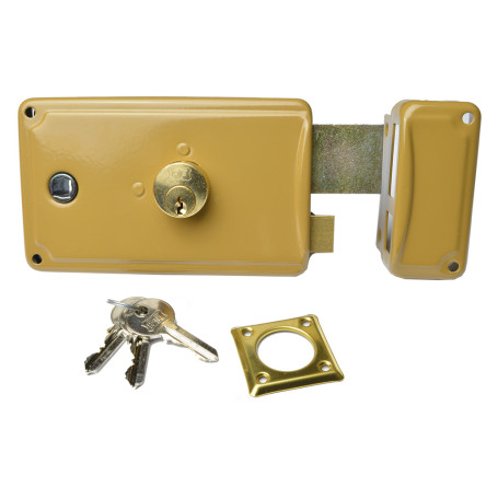 SERRATURA PORTONCINO ORIZZONTALE  P33 CF  3 mandate - E60 Sx