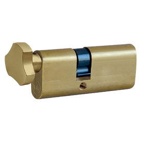 CILINDRO OVALE CON POMOLO mm 32+10+22  uguale a  64 (37+27)