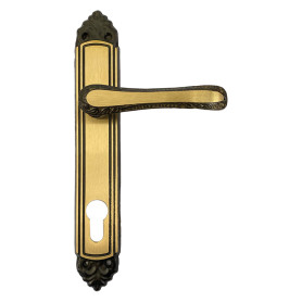 MANIGLIA  GIGLIO  CON PLACCA YALE foro yale - Q8