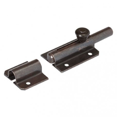 CATENACCIO TRASVERSALE ASTA TONDA ART.216 mm 80 - acciaio bronzato