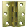 CERNIERA DOPPIA ZANCATA HxL mm 60x50 - bronzata