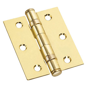 CERNIERA CON CUSCINETTI OTTONATA mm  75 x  65 - sp.2