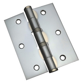 CERNIERA CON CUSCINETTI CROMO SATINATO mm  75 x  75 - sp.2