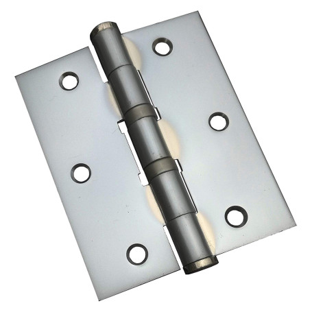 CERNIERA CON CUSCINETTI CROMO SATINATO mm  75 x  75 - sp.2