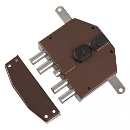 SERRATURA ELETTRICA DA APPLICARE TRIPLICE ART. 6823 Sx - cilindro 70 mm